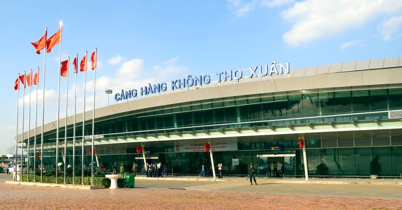 Sân bay Thọ Xuân chỉ đang khai thác các chuyến bay nội địa 